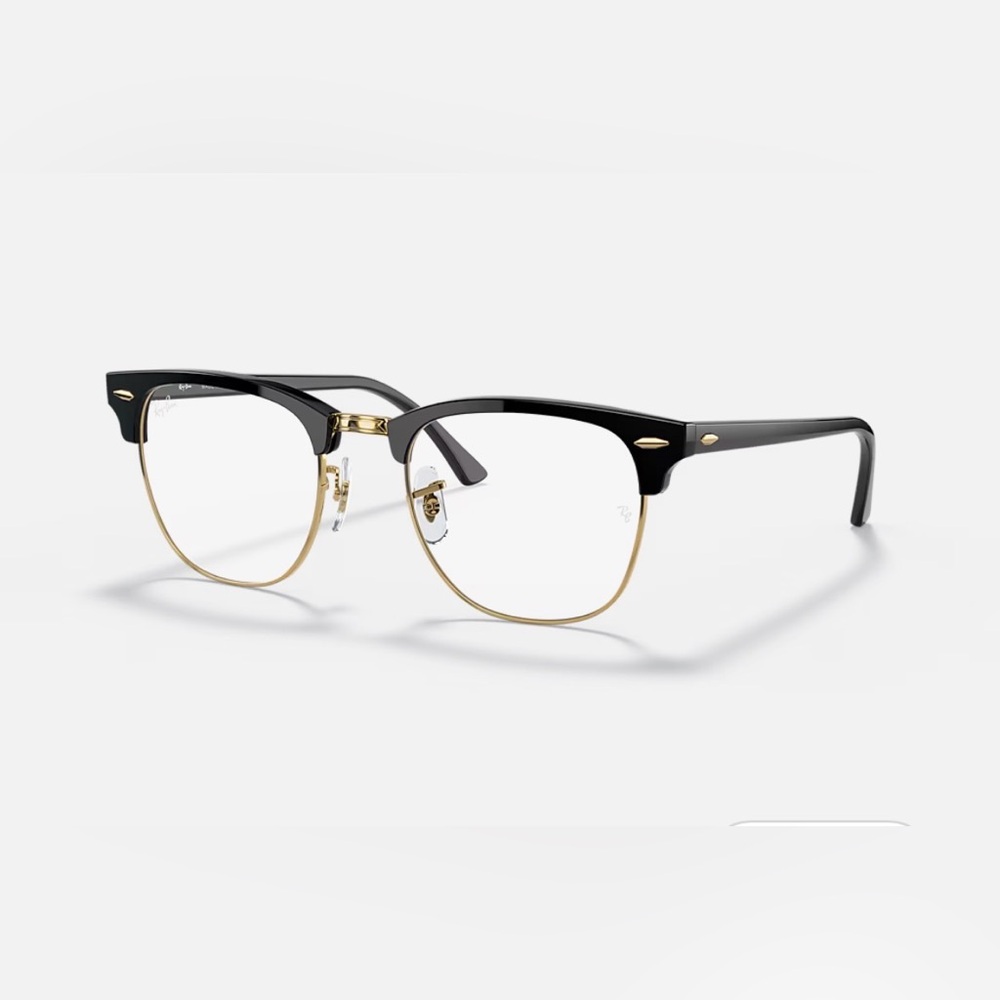 Ray-Ban RB3016 CLUBMASTER BLUE-VIOLET LIGHT CLEAR